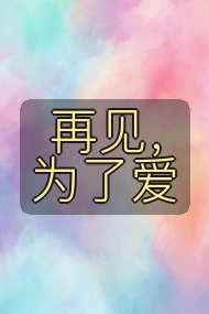 再见，为了爱封面