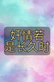 奸情若是长久时封面